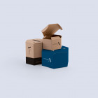 Sechseckige Faltschachtel