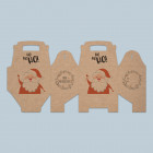 Bedruckte Weihnachtsgeschenk Verpackung