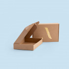 Wellpappe mit Veredelung