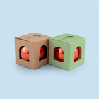 Verpackung für Weihnachtskugel bedrucken lassen